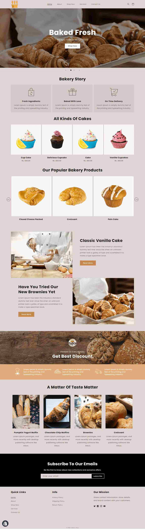 Bakery Shop