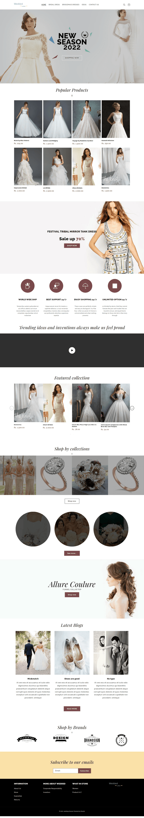 Wedding Dresses